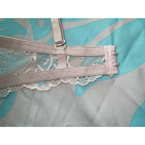 Women's Rene Rofe Push Up Pink Lace Underwire Bra #B21865H3 34C New No Tags - Picture 5 of 11